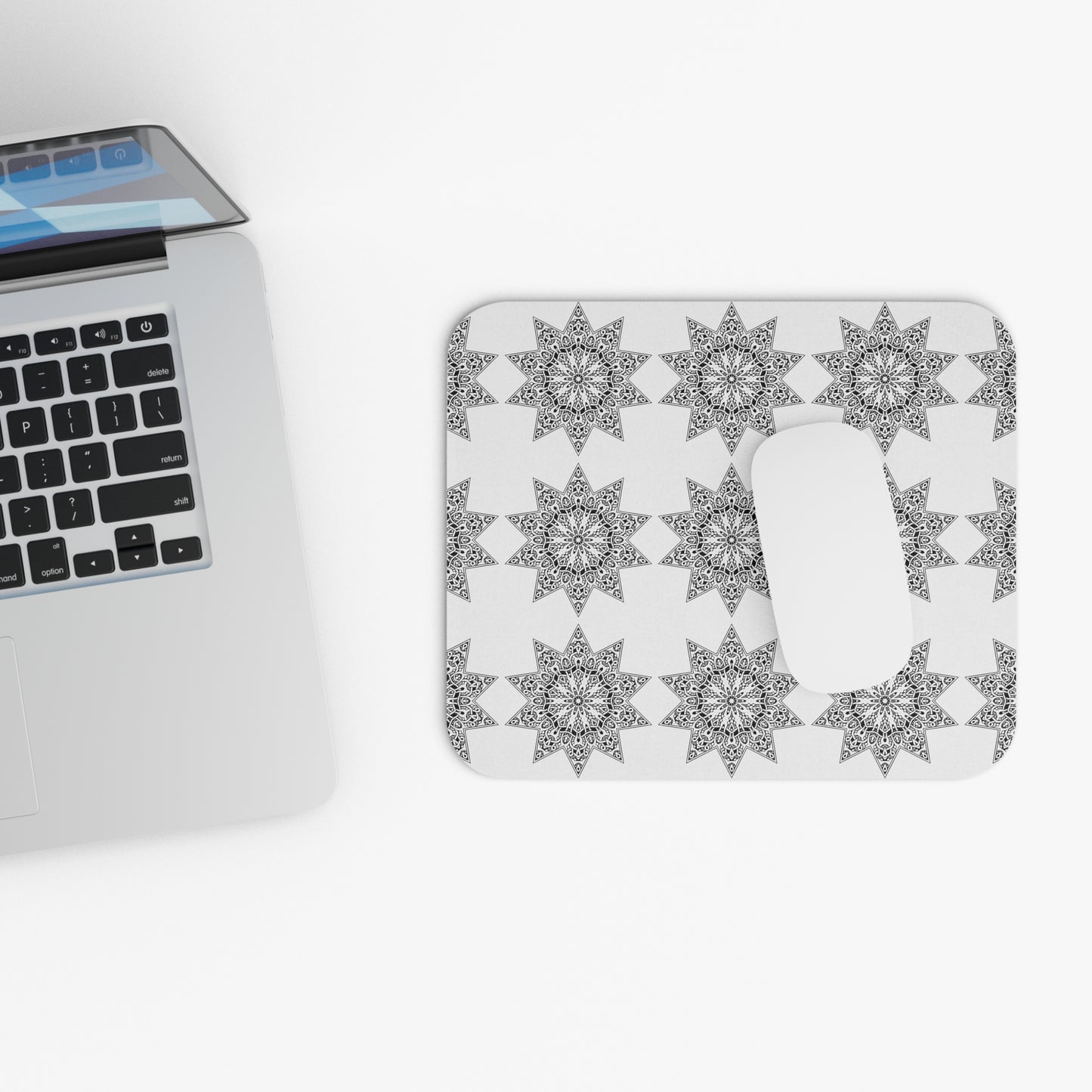 Rectangle Mouse Pad - Meditative Starry Desk Accessory