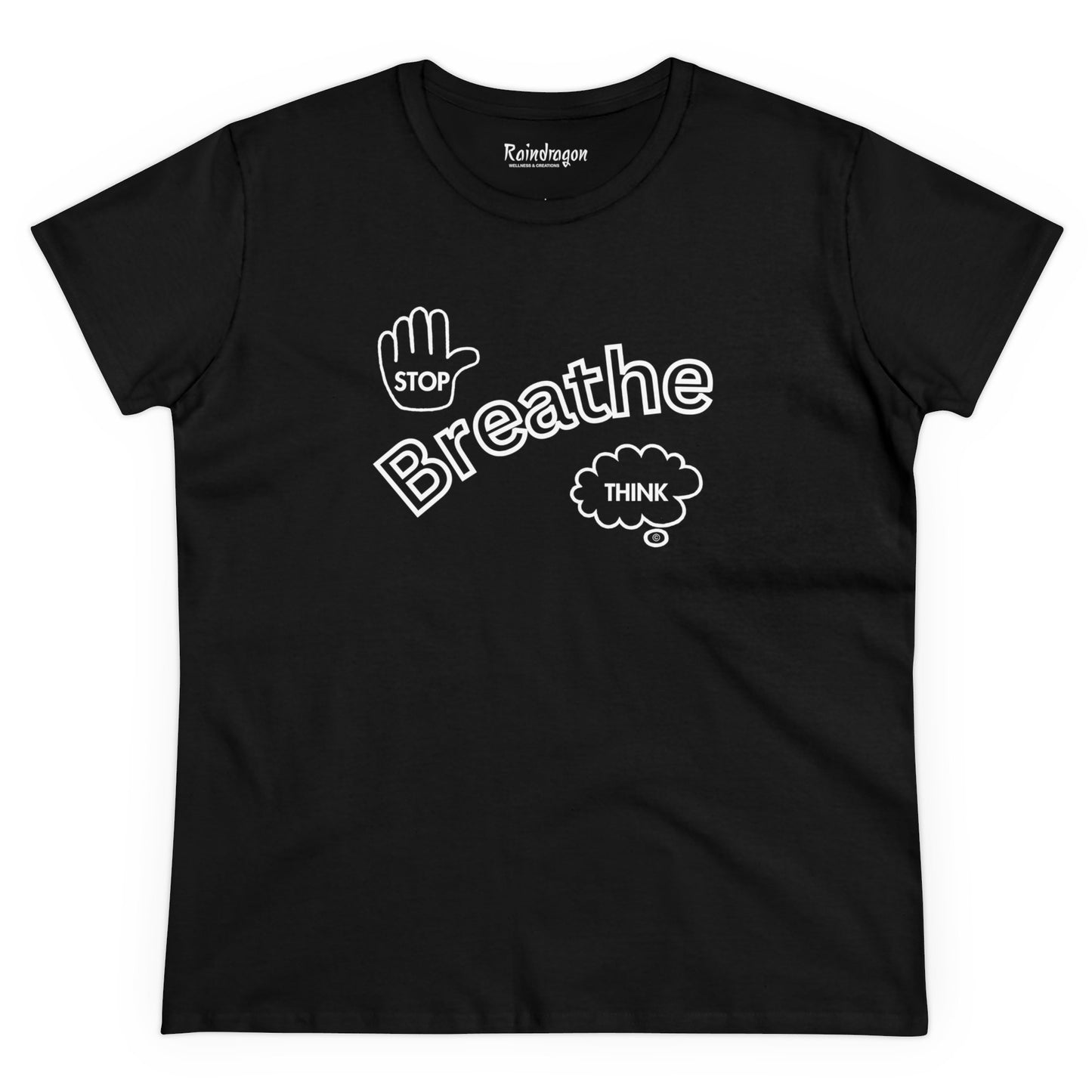 Stop Breathe Think - Women's Midweight Cotton Tee