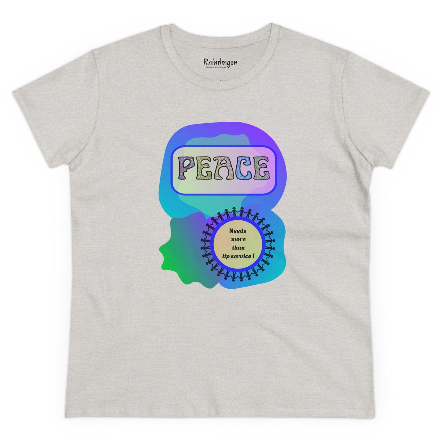 Peace - Women's Midweight Cotton Tee