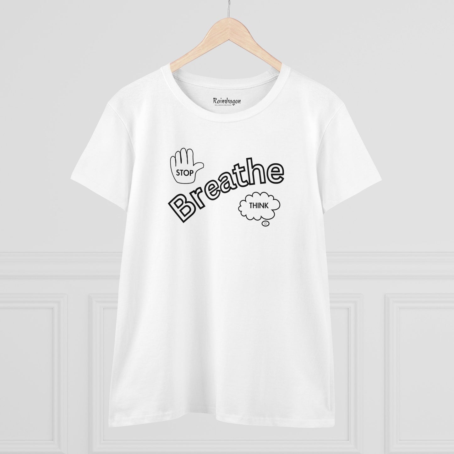 Stop Breathe Think - Women's Midweight Cotton Tee
