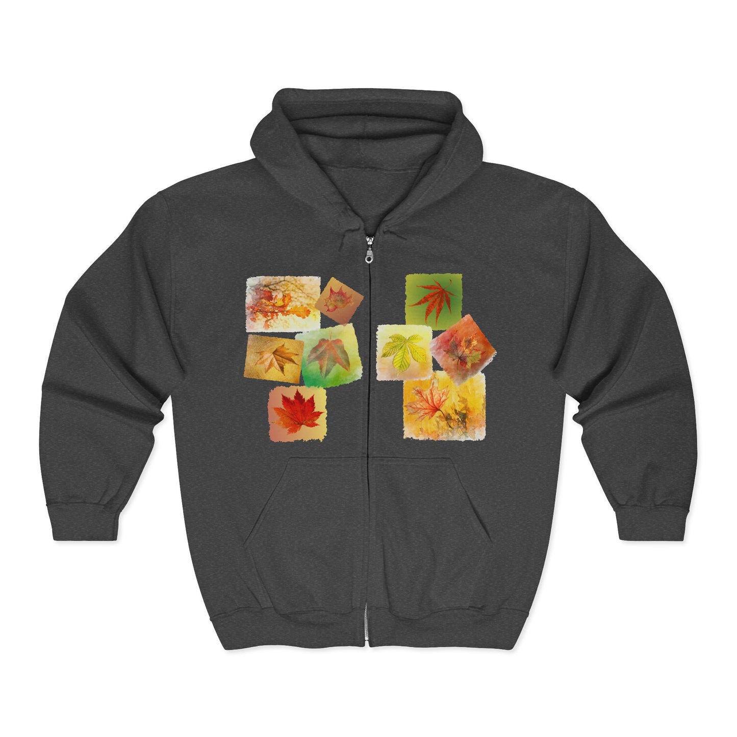 Autumn Leaves Zip Hoodie