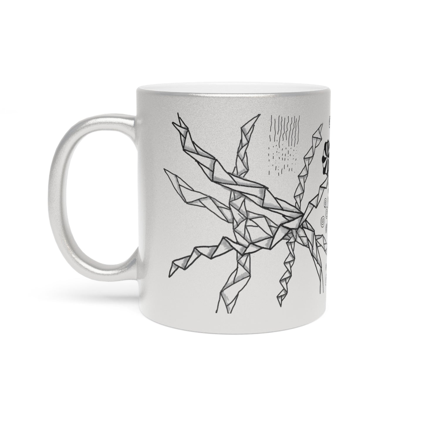 Metallic Mug - Zentangle Art