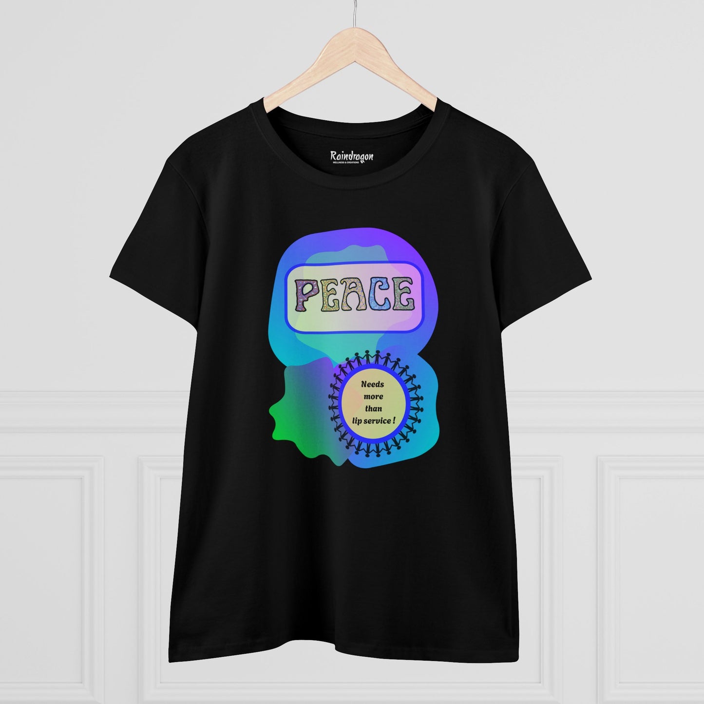 Peace - Women's Midweight Cotton Tee