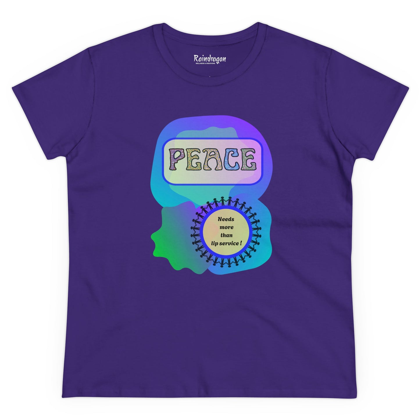 Peace - Women's Midweight Cotton Tee