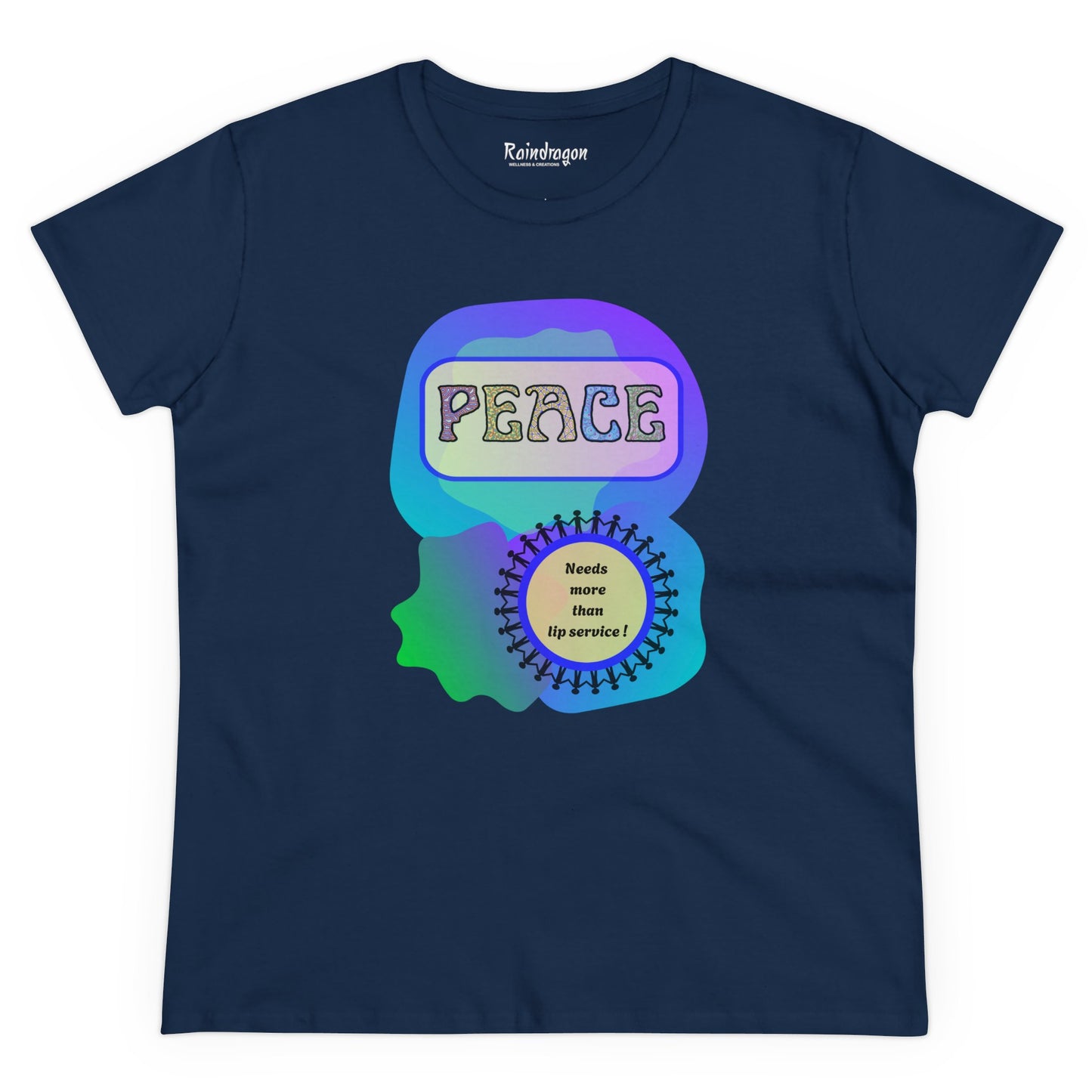 Peace - Women's Midweight Cotton Tee