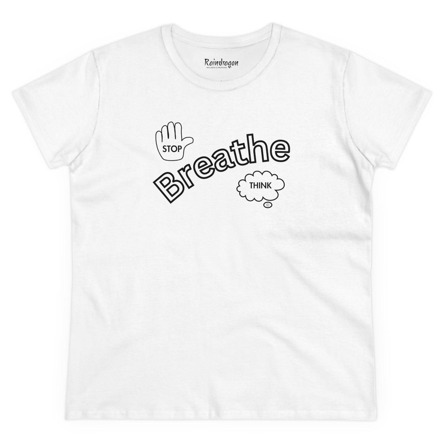 Stop Breathe Think - Women's Midweight Cotton Tee