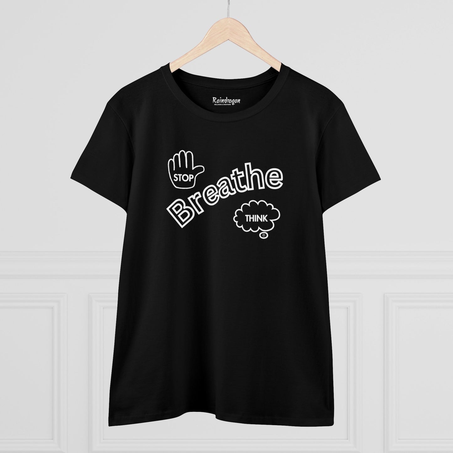 Stop Breathe Think - Women's Midweight Cotton Tee