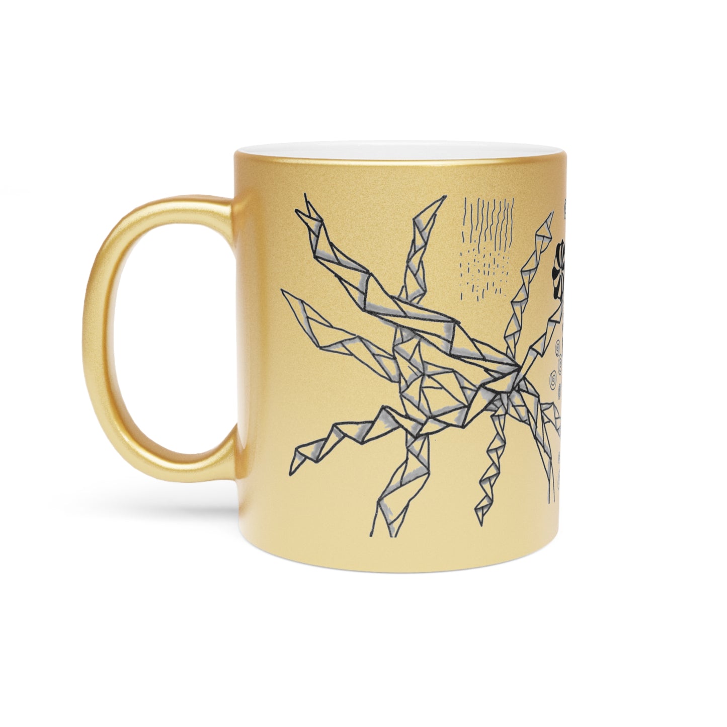 Metallic Mug - Zentangle Art