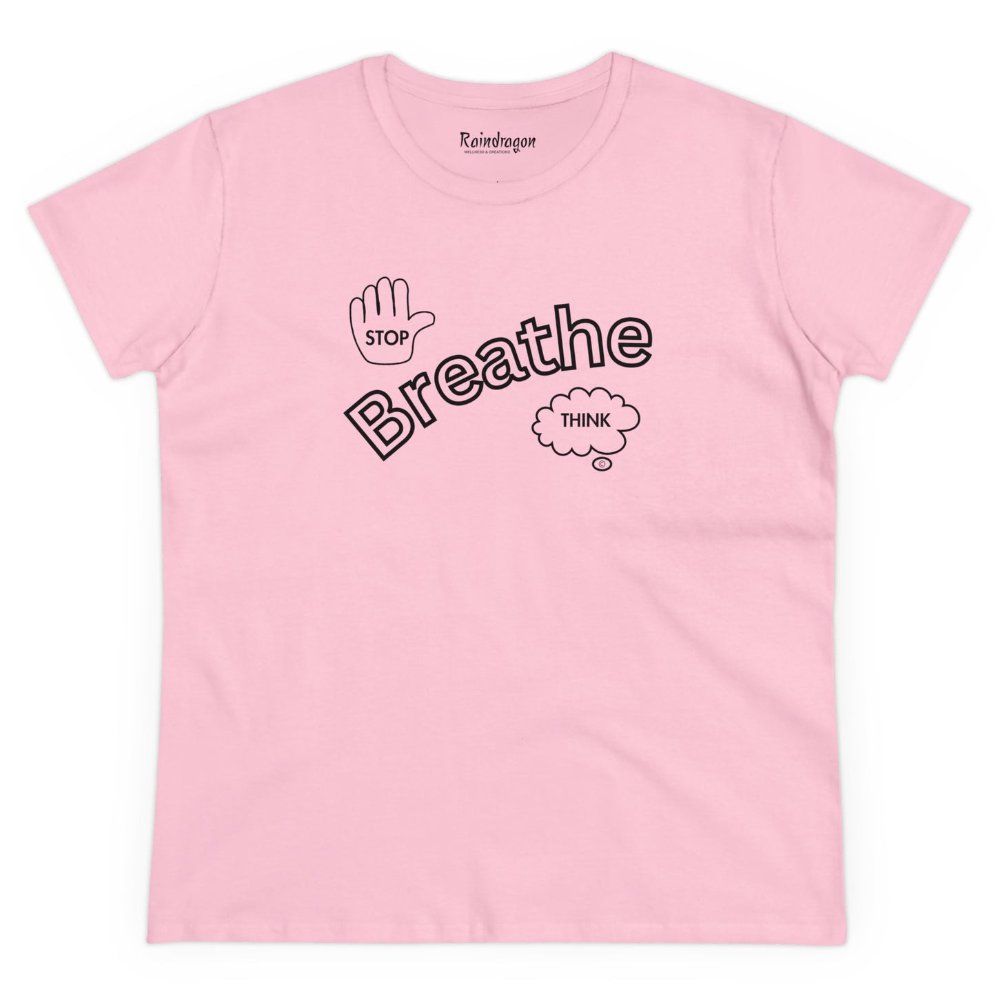Stop Breathe Think - Women's Midweight Cotton Tee