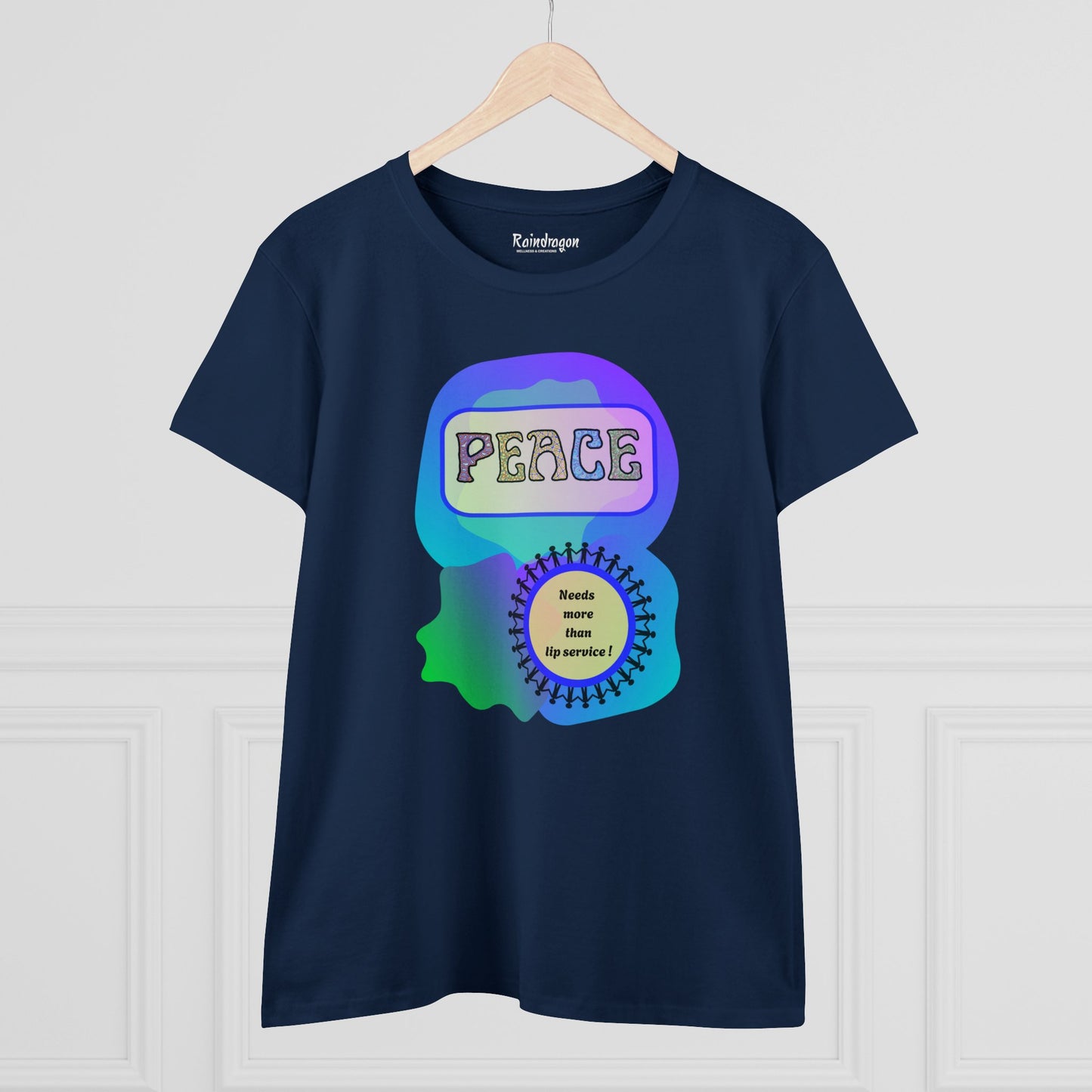 Peace - Women's Midweight Cotton Tee