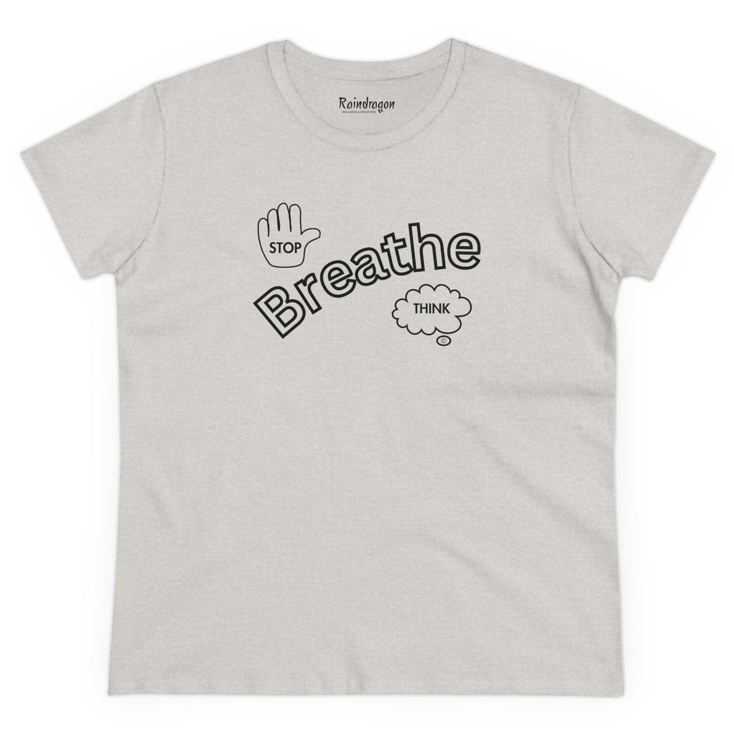 Stop Breathe Think - Women's Midweight Cotton Tee