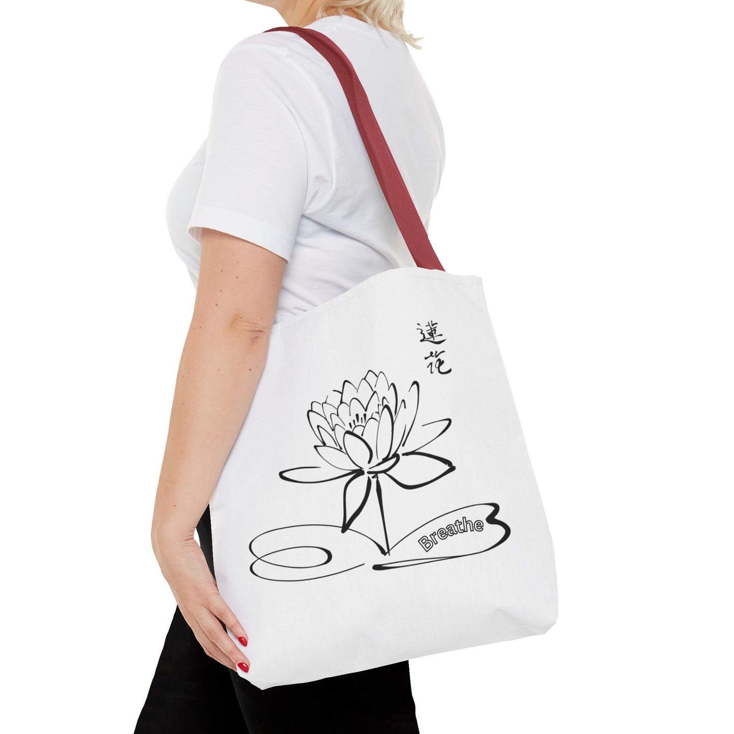 Beautiful lotus tote bag to make your life easier.