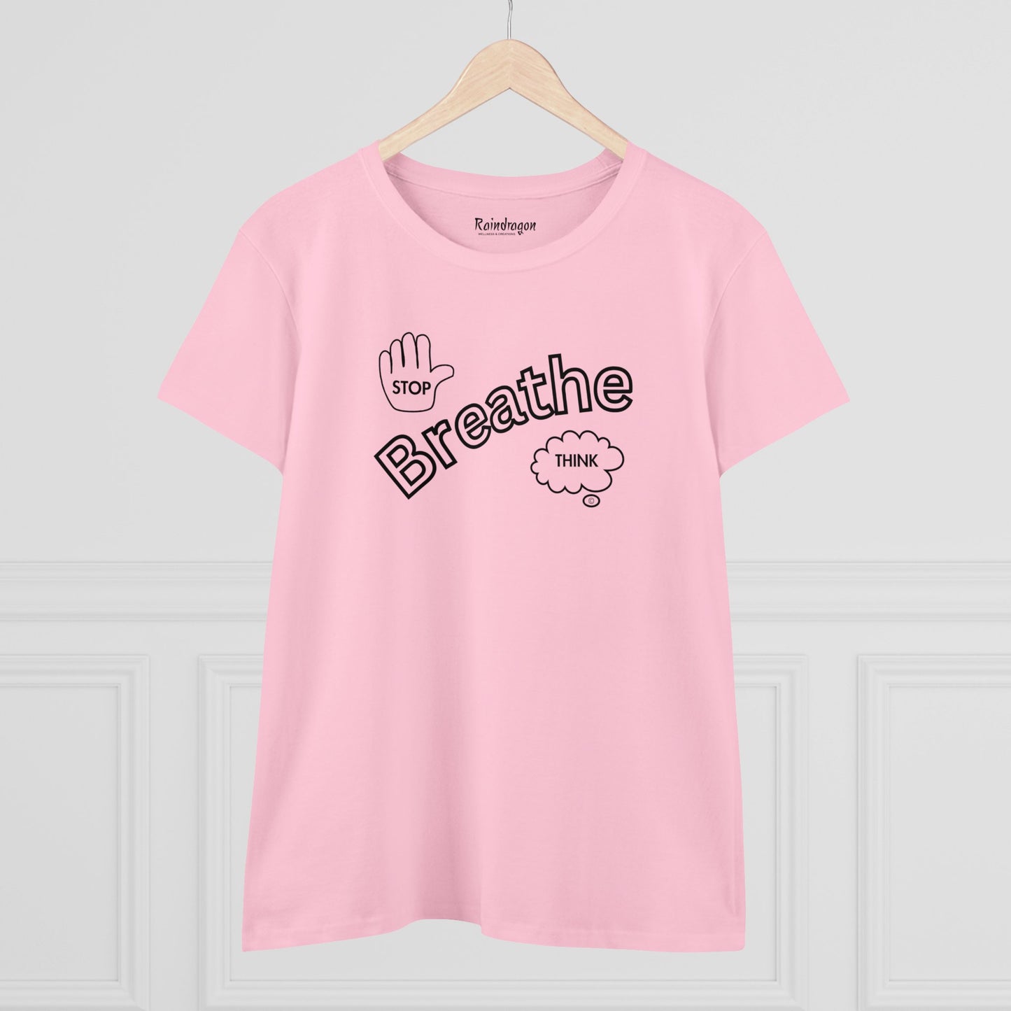 Stop Breathe Think - Women's Midweight Cotton Tee