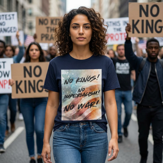 No Kings! No Imperialism! No War! T-Shirt