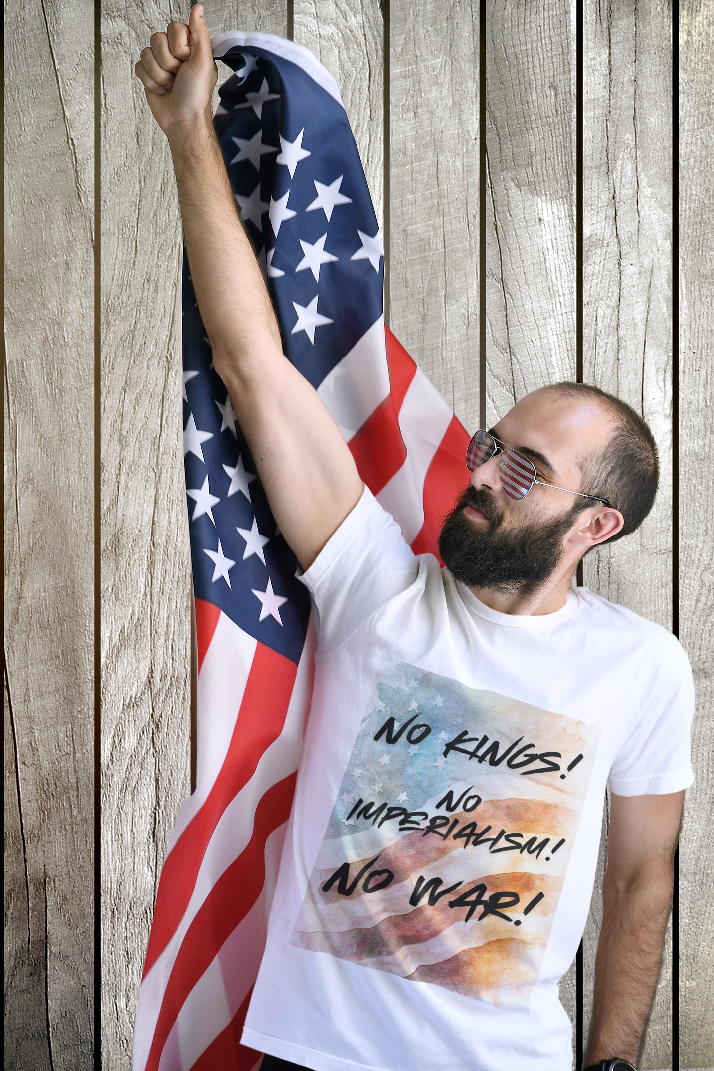 No Kings! No Imperialism! No War! T-Shirt