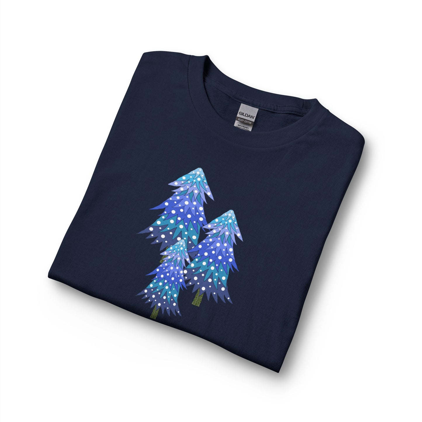 Snowy Pine Trees Long Sleeve Tee