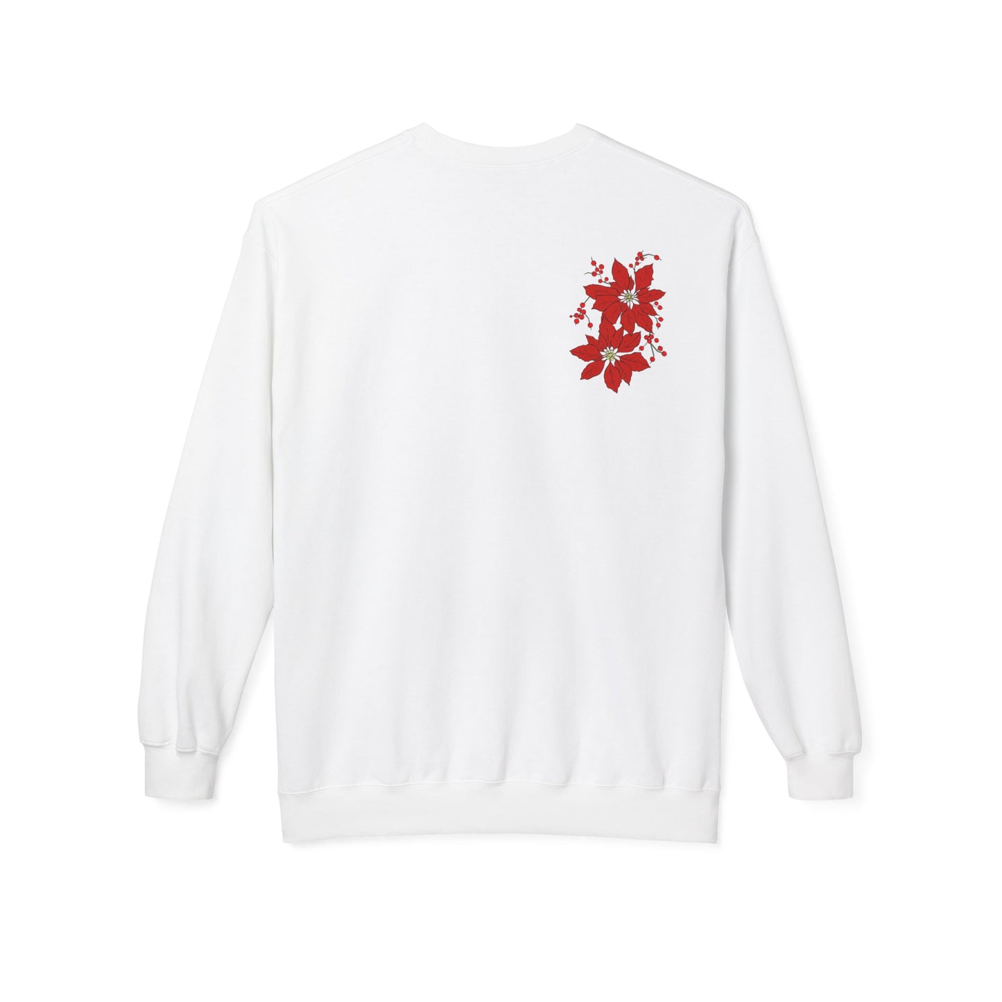 Pretty Pointsettas Holiday Sweatshirt