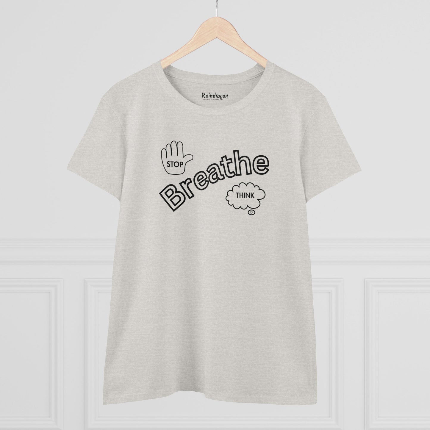 Stop Breathe Think - Women's Midweight Cotton Tee