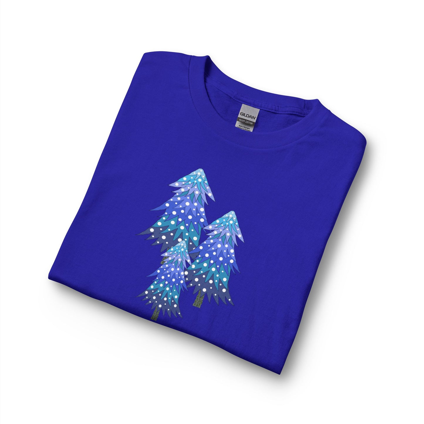 Snowy Pine Trees Long Sleeve Tee
