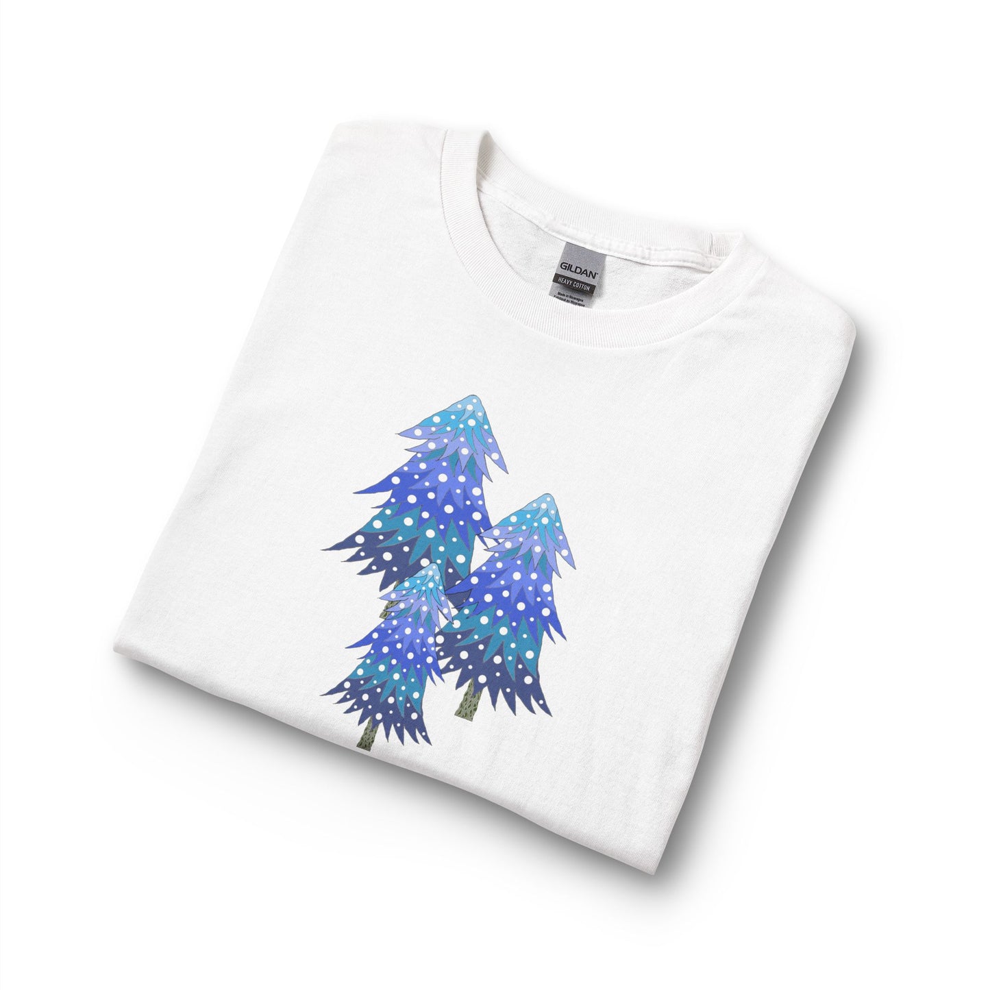 Snowy Pine Trees Long Sleeve Tee