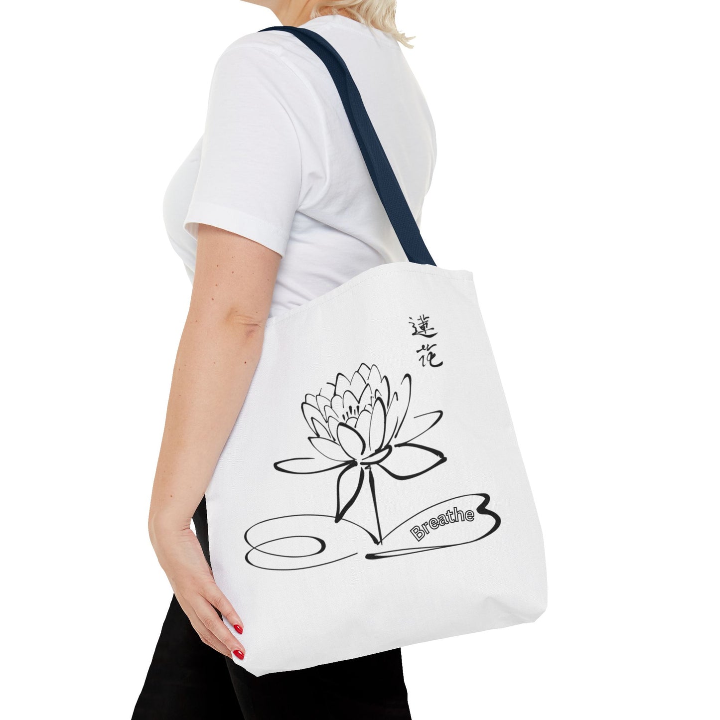 Beautiful lotus tote bag to make your life easier.
