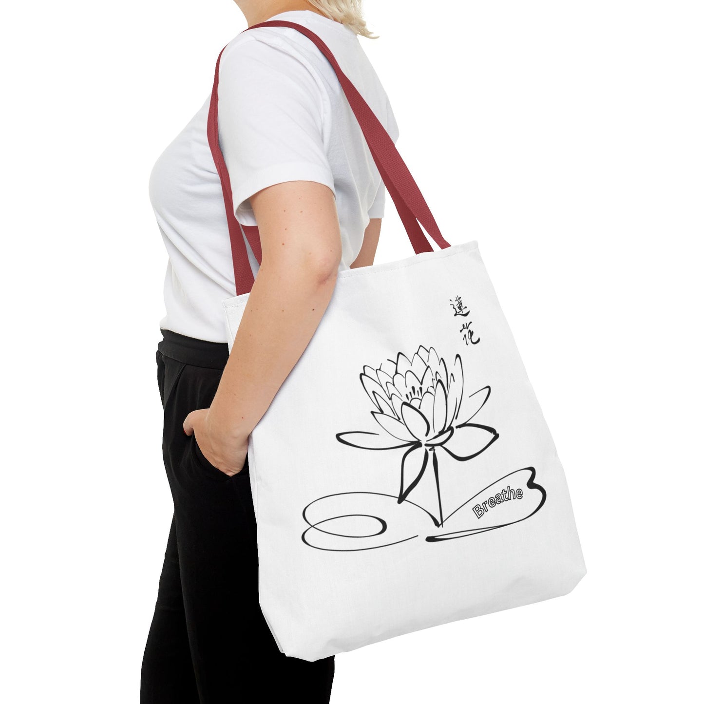 Beautiful lotus tote bag to make your life easier.